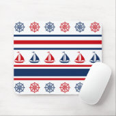 Nautical Design Mousepad (Mit Mouse)