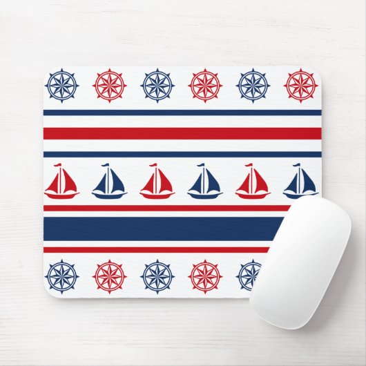 Nautical Design Mousepad (Mit Mouse)