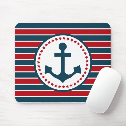 Nautical Design Mousepad (Mit Mouse)