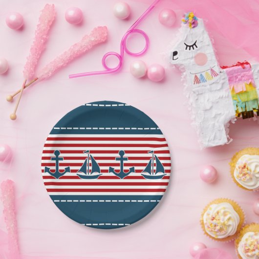 Nautical Design Pappteller (Party)