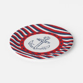 Nautical Design Pappteller (Schrägansicht)