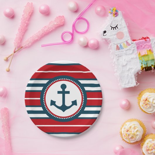 Nautical Design Pappteller (Party)