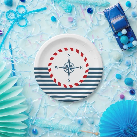 Nautical Design Pappteller (Party)