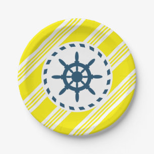 Nautical Design Pappteller