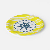 Nautical Design Pappteller (Schrägansicht)