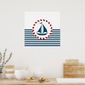 Nautical Design Poster (Küche)