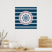 Nautical Design Poster (Küche)