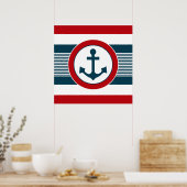 Nautical Design Poster (Küche)