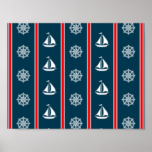 Nautical Design Poster (Vorne)