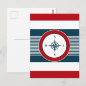Nautical Design Postkarte (Vorne/Hinten)