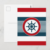 Nautical Design Postkarte (Vorne/Hinten)