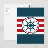Nautical Design Postkarte (Vorne/Hinten)
