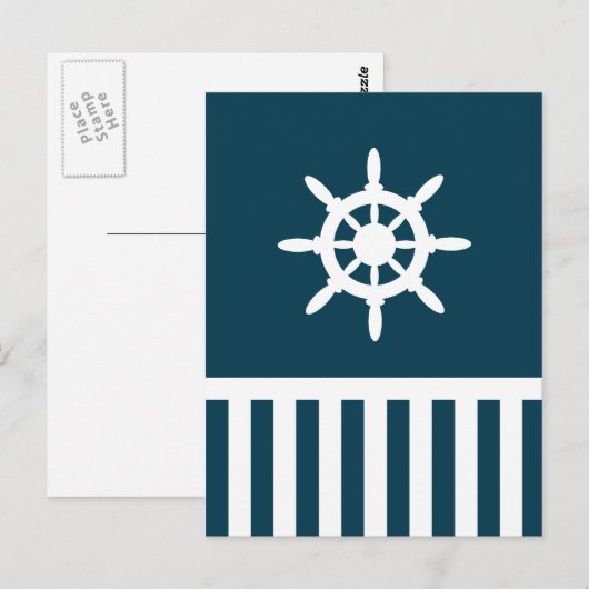 Nautical Design Postkarte (Vorne/Hinten)