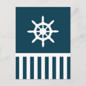 Nautical Design Postkarte (Vorderseite)