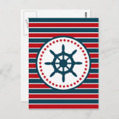 Nautical Design Postkarte (Vorne/Hinten)