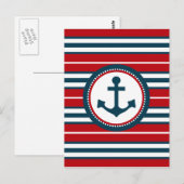 Nautical Design Postkarte (Vorne/Hinten)