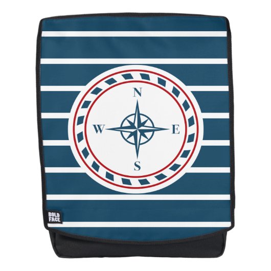 Nautical Design Rucksack (Vorderseite)