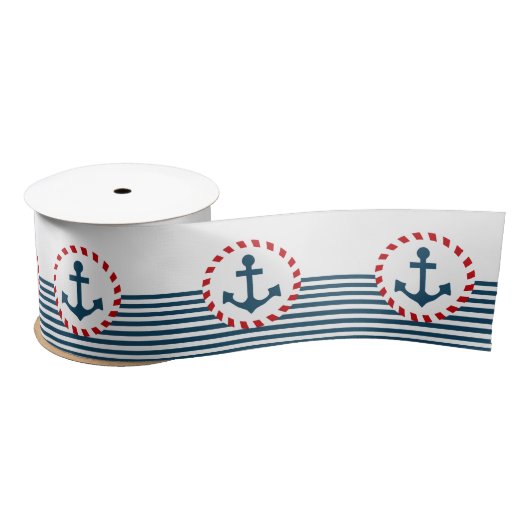 Nautical Design Satinband (Spule)