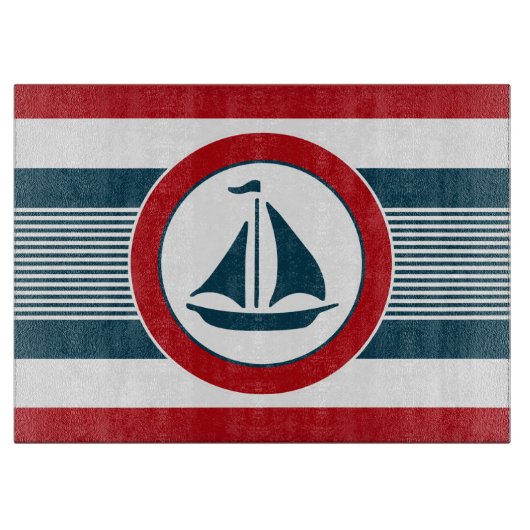 Nautical Design Schneidebrett (Vorderseite)