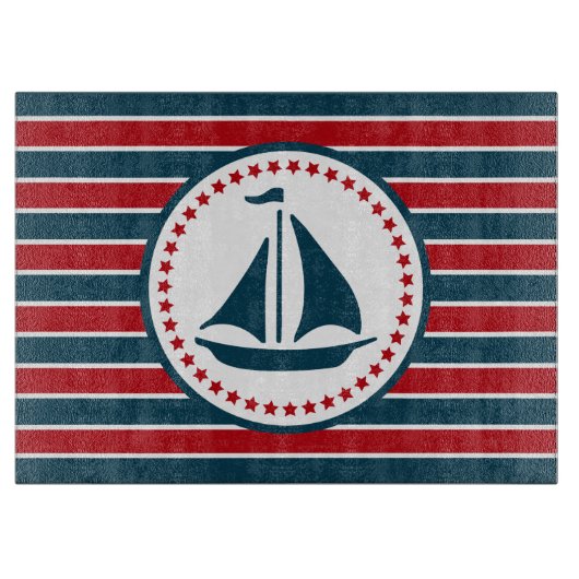 Nautical Design Schneidebrett (Vorderseite)