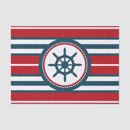 Nautical Design Seidenpapier (Vorderseite)