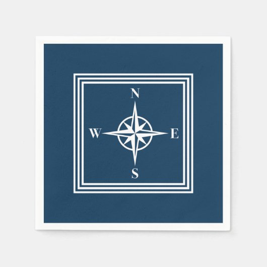 Nautical Design Serviette (Vorderseite)