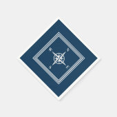 Nautical Design Serviette (Ecke)