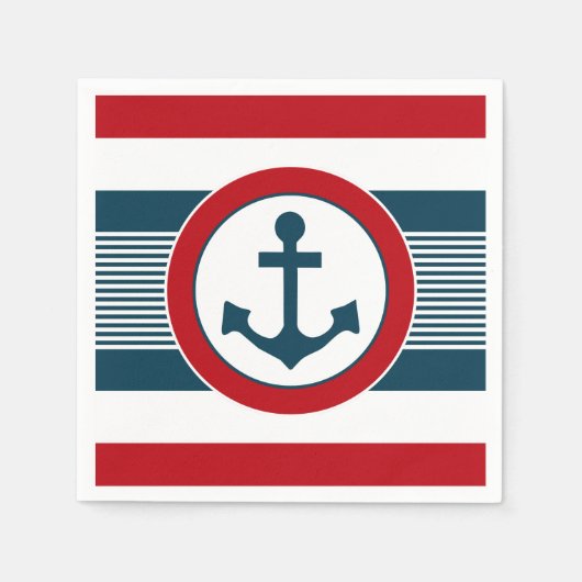 Nautical Design Serviette (Vorderseite)