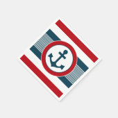 Nautical Design Serviette (Ecke)