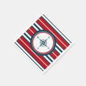 Nautical Design Serviette (Ecke)