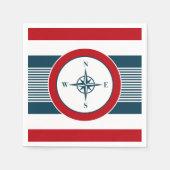 Nautical Design Serviette (Vorderseite)