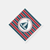 Nautical Design Serviette (Ecke)
