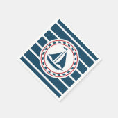 Nautical Design Serviette (Ecke)