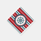 Nautical Design Serviette (Ecke)