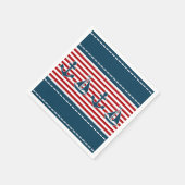 Nautical Design Serviette (Ecke)
