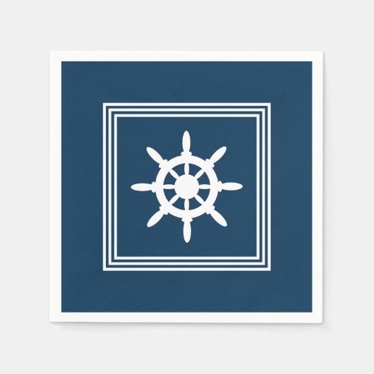 Nautical Design Serviette (Vorderseite)