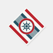 Nautical Design Serviette (Ecke)