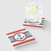 Nautical Design Steinuntersetzer (Seitenansicht)