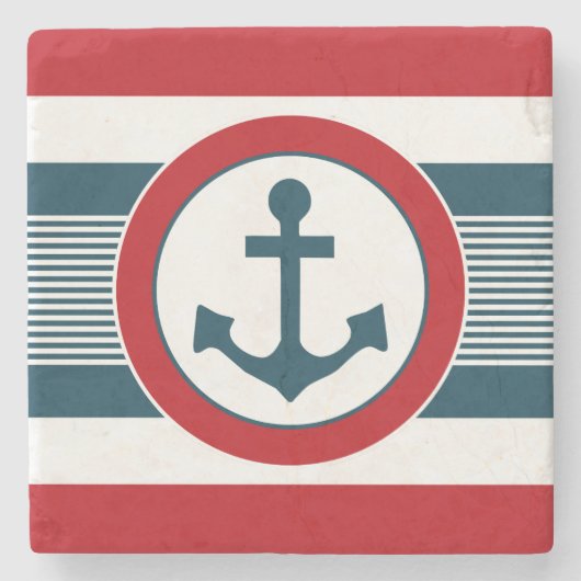 Nautical Design Steinuntersetzer (Vorderseite)