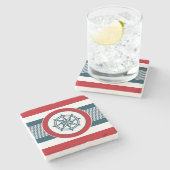 Nautical Design Steinuntersetzer (Seitenansicht)