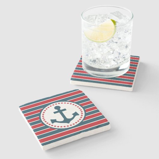 Nautical Design Steinuntersetzer (Seitenansicht)