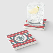 Nautical Design Steinuntersetzer (Seitenansicht)