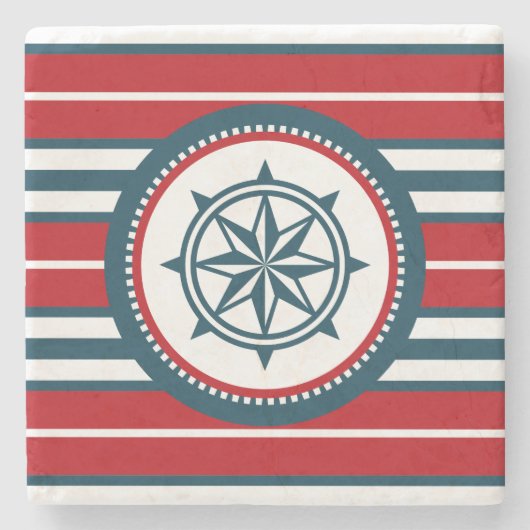 Nautical Design Steinuntersetzer (Vorderseite)