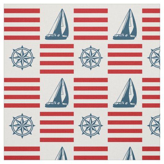 Nautical Design Stoff (Muster)