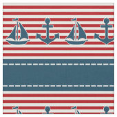Nautical Design Stoff (Nahaufnahme)
