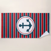 Nautical Design Strandtuch (Vorderseite)