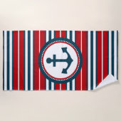 Nautical Design Strandtuch (Vorderseite)