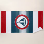Nautical Design Strandtuch (Vorderseite)