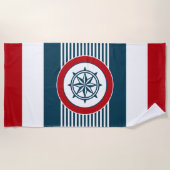 Nautical Design Strandtuch (Vorderseite)