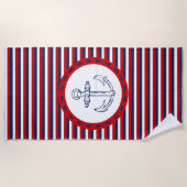Nautical Design Strandtuch (Vorderseite)